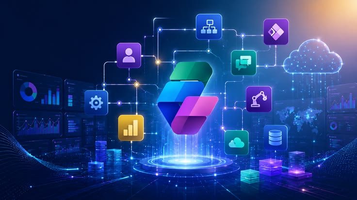 Microsoft Power Platform connecting apps, automation, data and cloud services